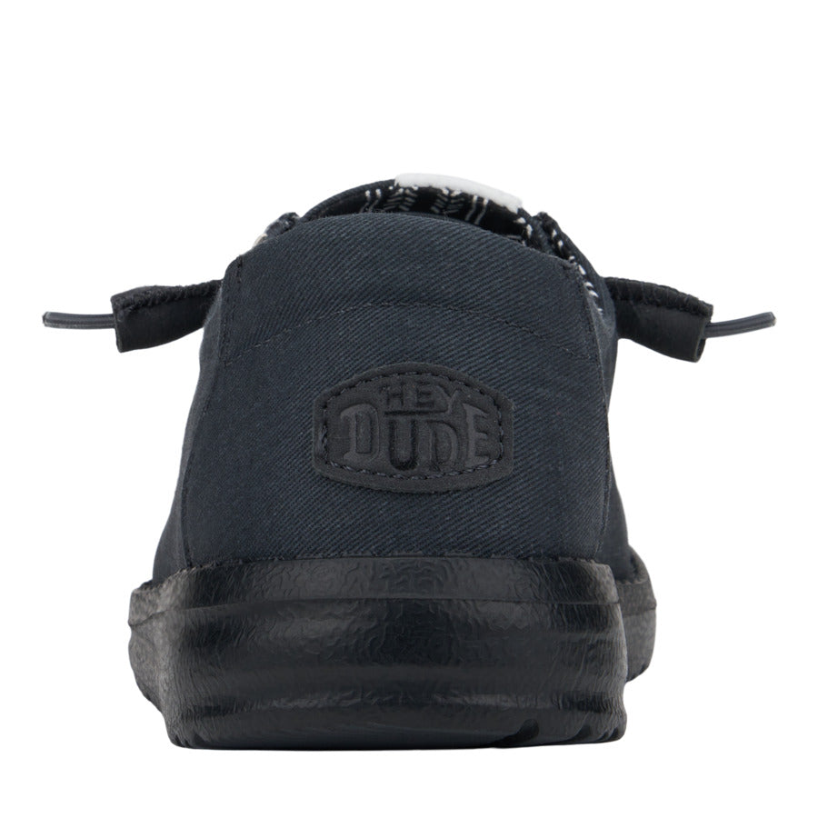 Wendy Stretch Canvas Wide - Black/Black - Image 5