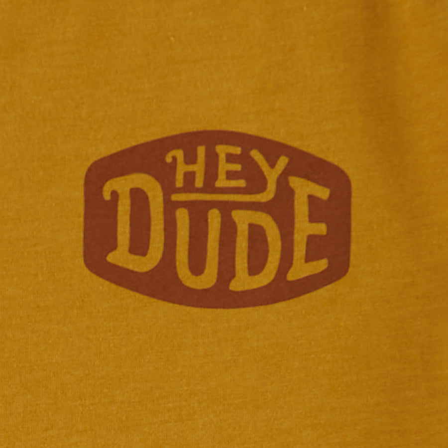 Go To Buckle Tee - Mustard - Image 2