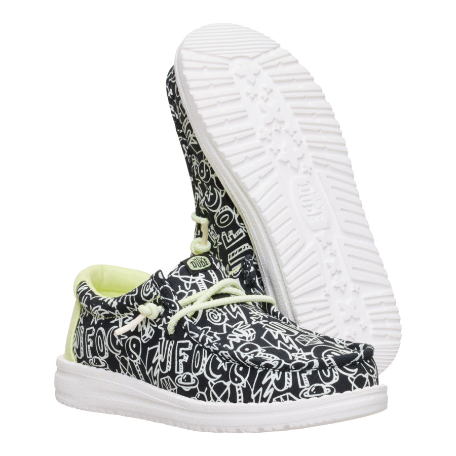 Wally Youth Space Glow - Black/White - Image 3
