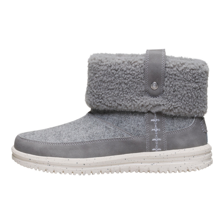 Camden Cuff Wool Cozy - Grey