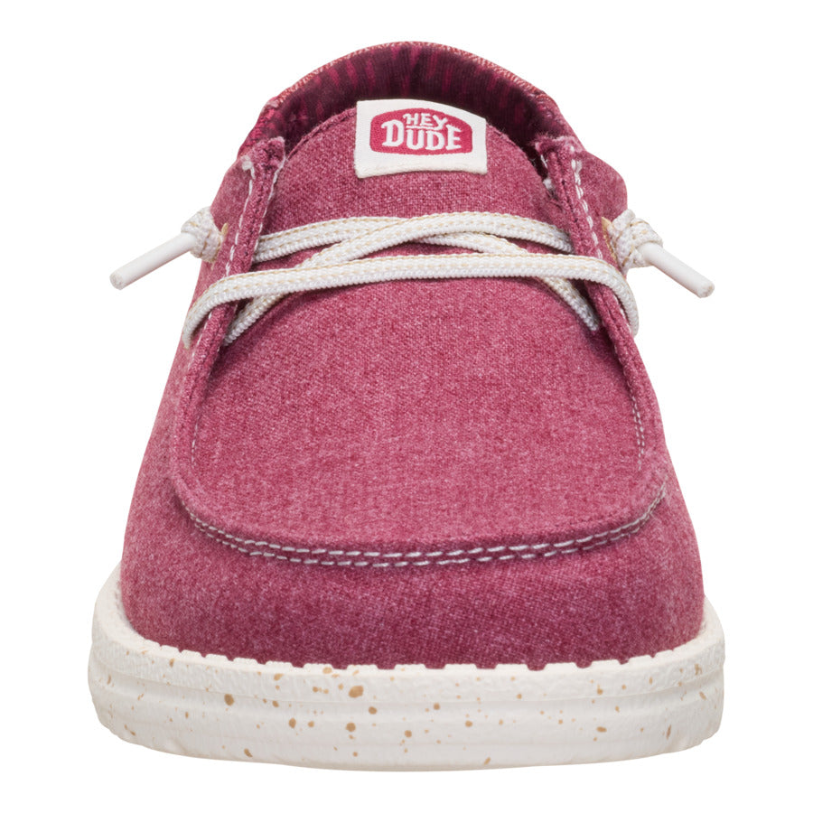 Wendy Break Brushed Linen - Burgundy - Image 4