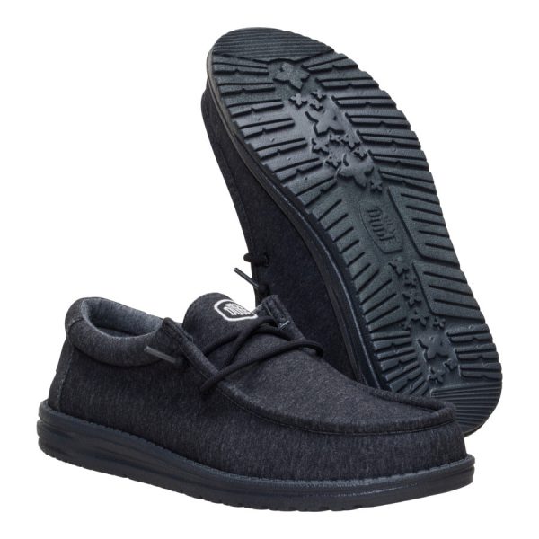 Wally Stretch Jersey Wide - Black/Black