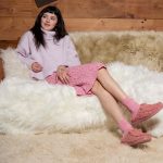 Wendy Slipper - Dusty Pink